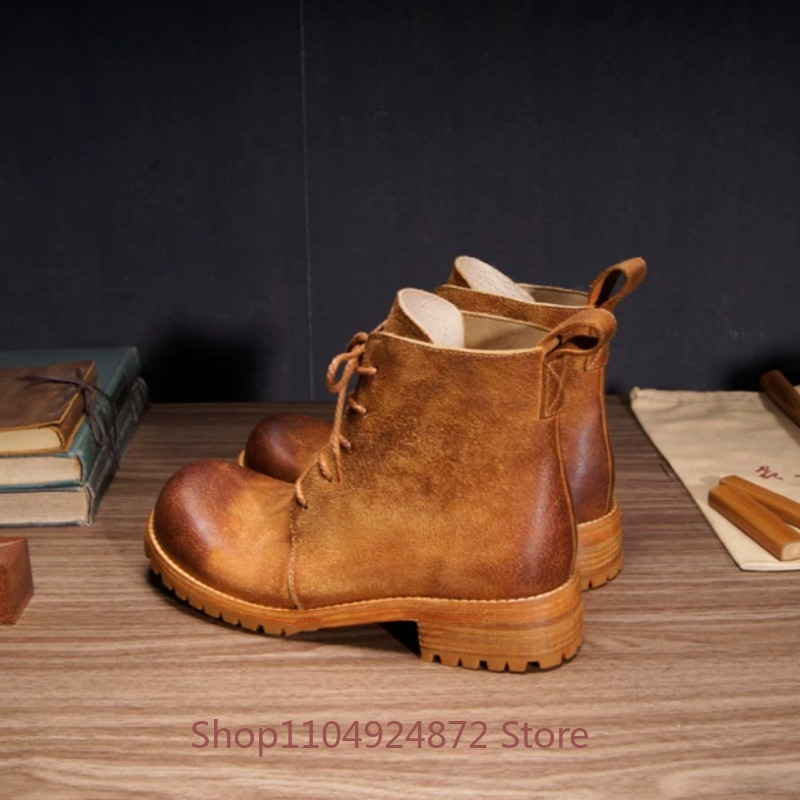 Leather Work Western - Мужские ботинки ручной работы в стиле