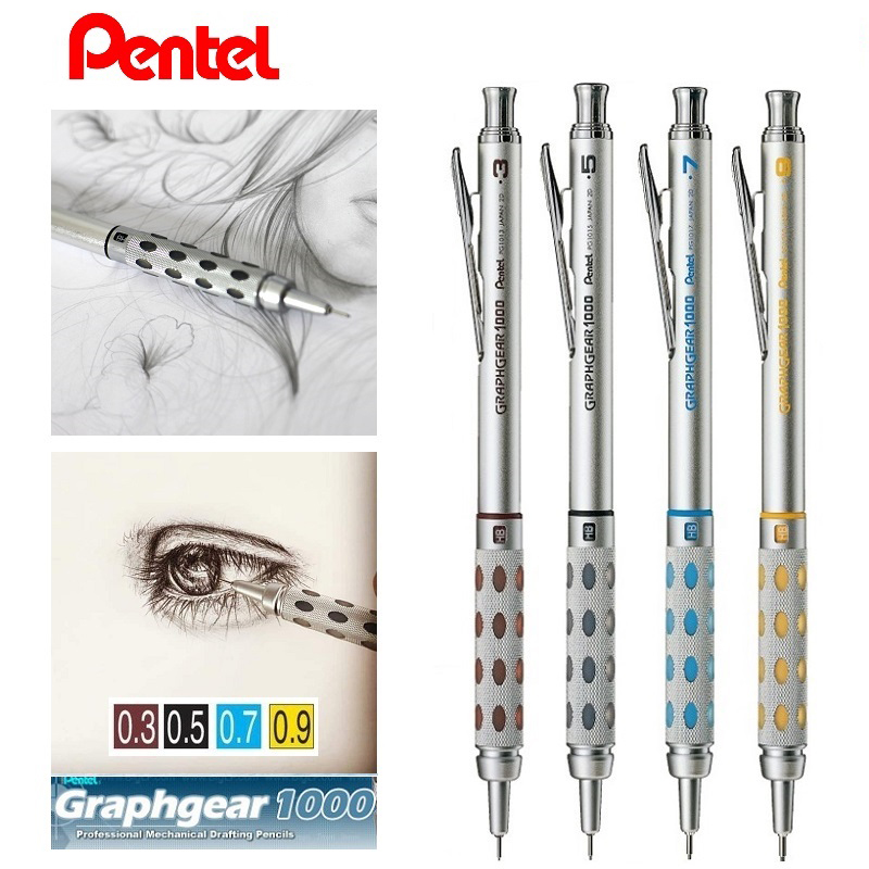Pentel Pen Energel - Японский механический карандаш Pentel GraphGear 1000,