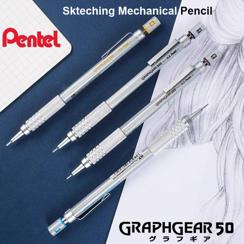 Pentel Pen Energel - Механический карандаш Pentel GraphGear 500, небьющиеся