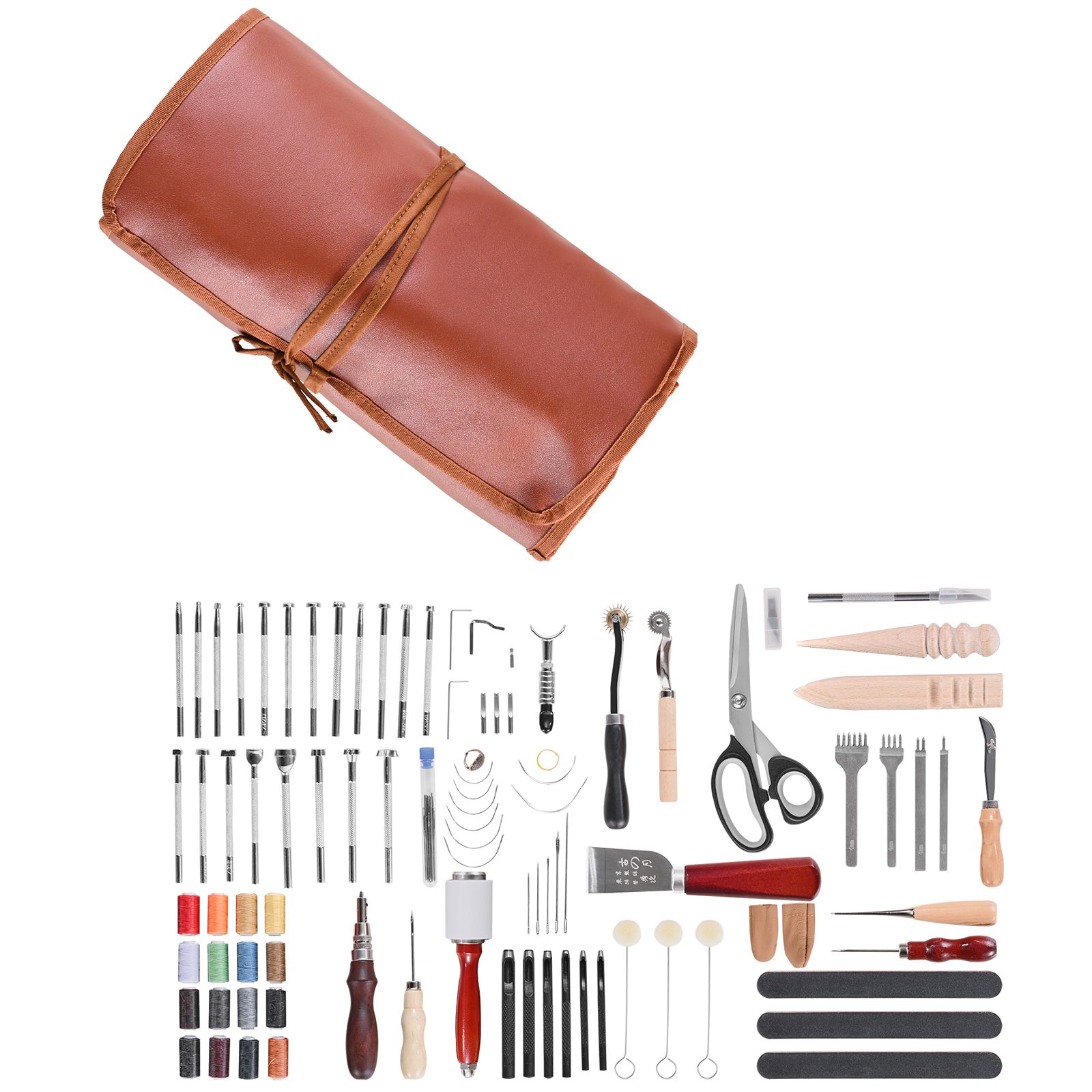 Beginner Leatherwork Kit - Набор инструментов для работы с кожей,