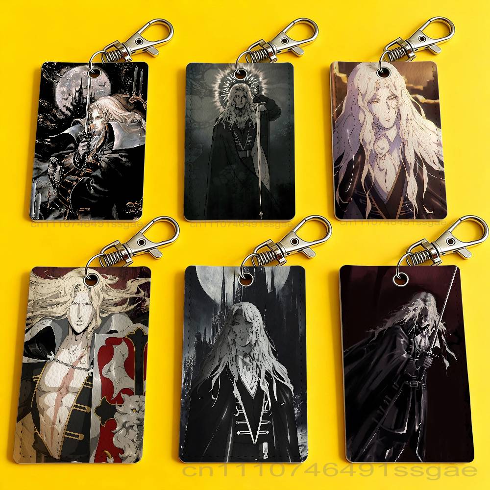 Leather Work Leather - Брелок-держатель для бейджей Game C-Castlevania Alucard,