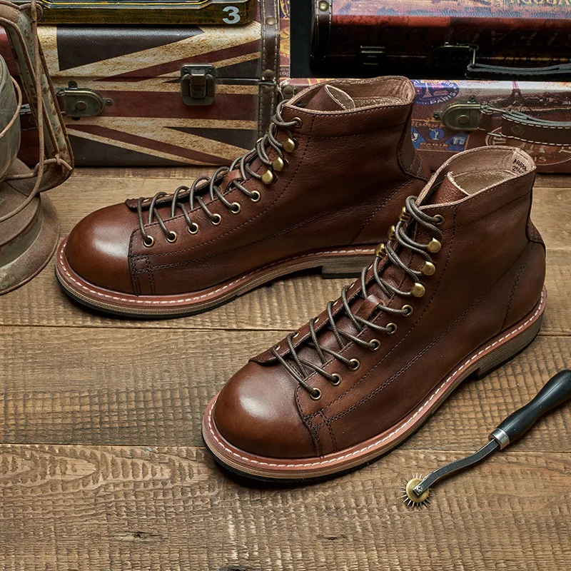 Мужские ботинки ручной работы  – обзор и цена Leatherwork Tools