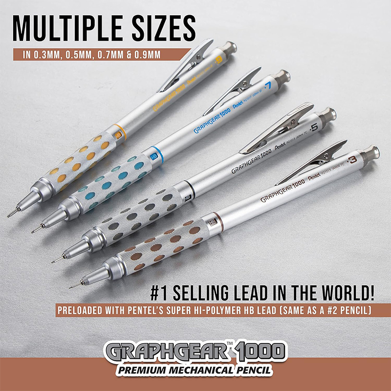 Японский механический карандаш – обзор и цена Pentel Pen Energel