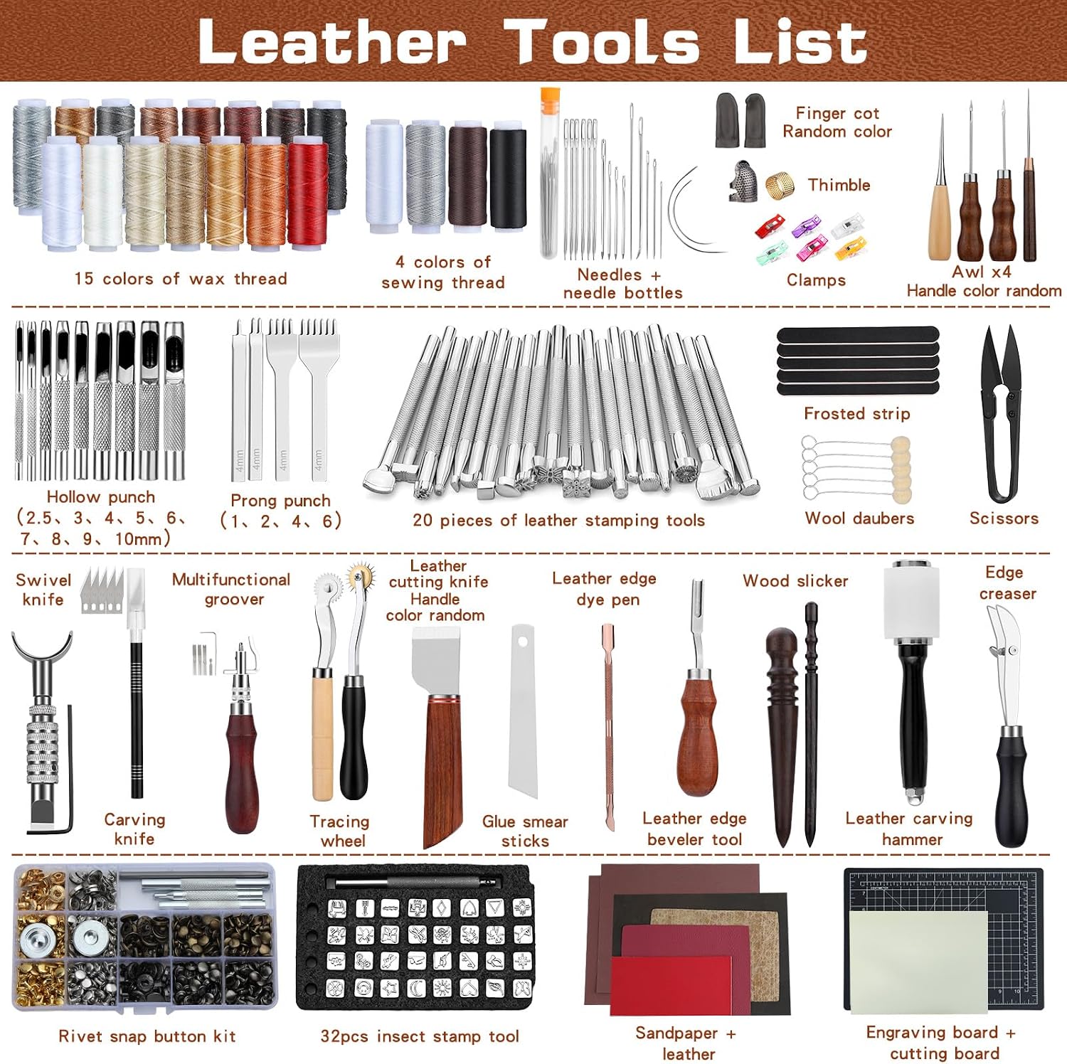 Набор инструментов для работы  – обзор и цена Leather Work Leather