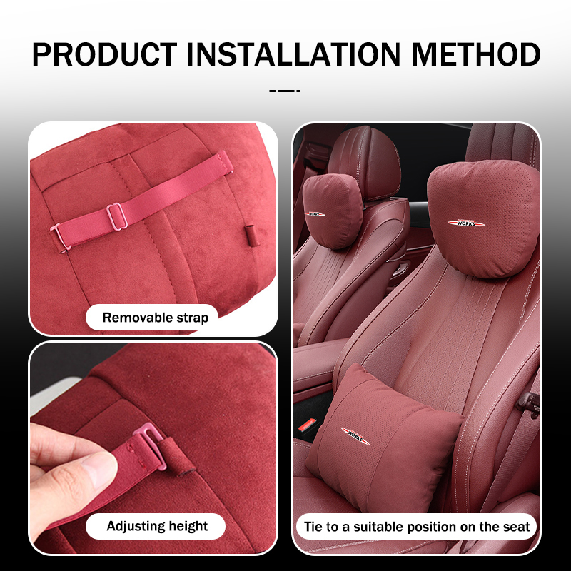 Подушка для подголовника и поя – обзор и цена Leather Work For Car