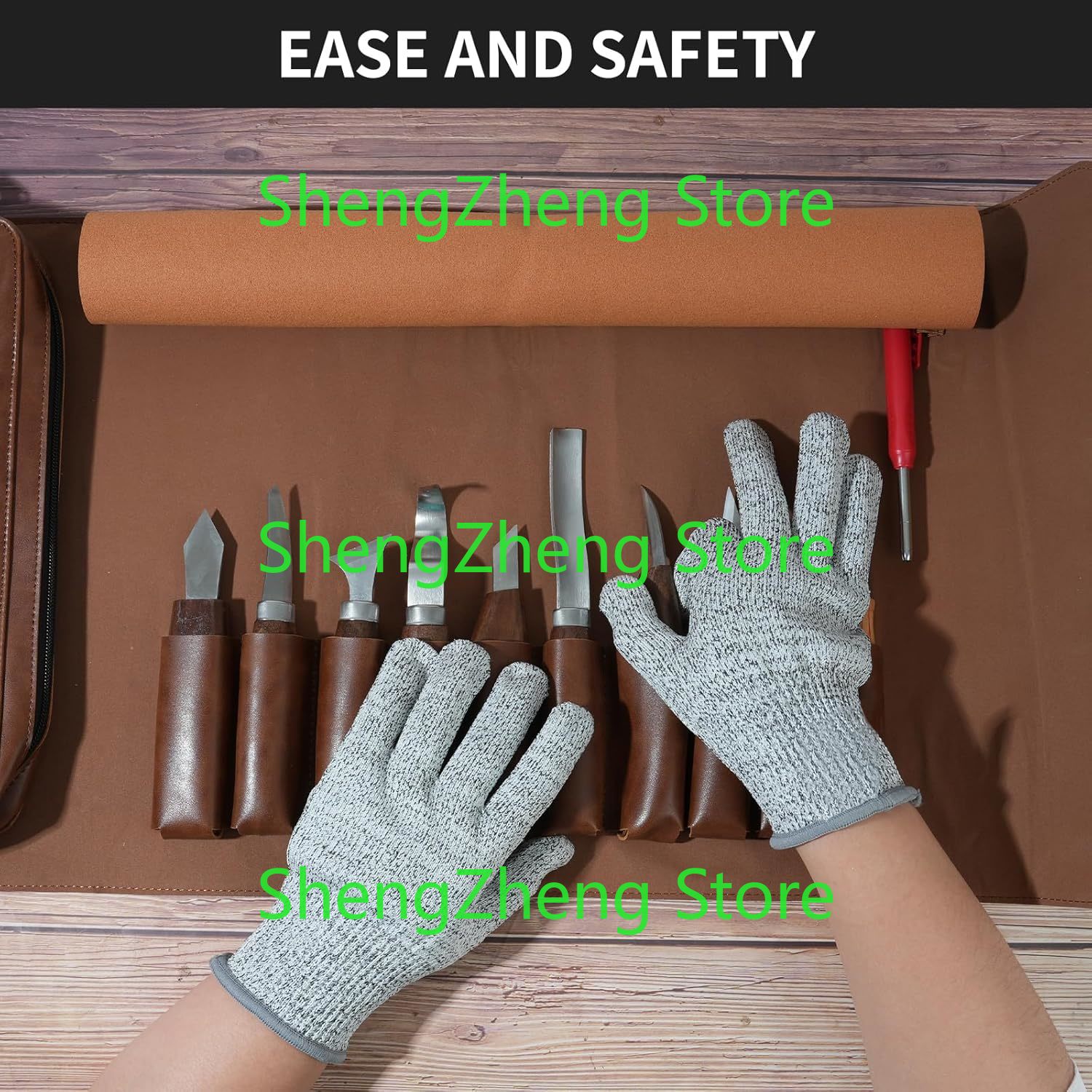 Набор инструментов для резьбы  – обзор и цена Beginner Leatherwork Kit
