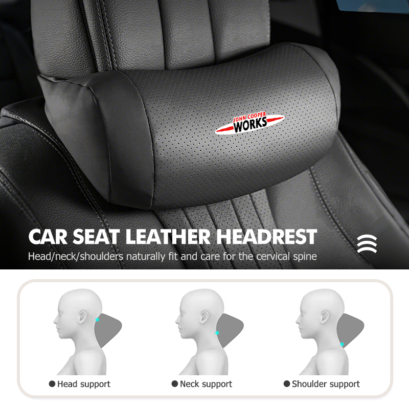 Кожаная подушка-подголовник дл – обзор и цена Leather Work For Car