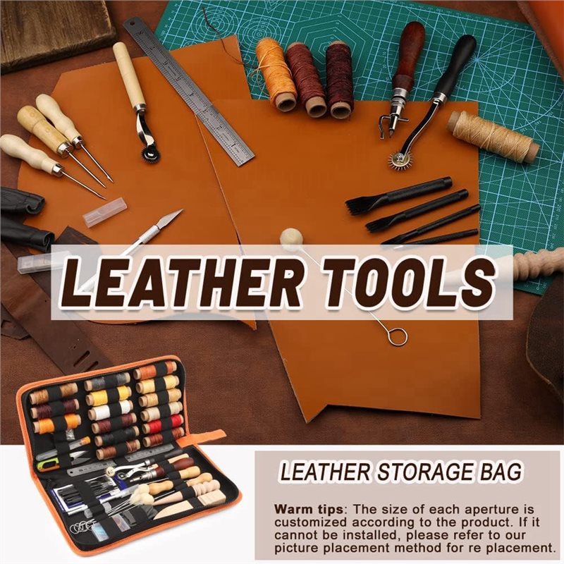 Набор инструментов для работы  – обзор и цена Beginner Leatherwork Kit