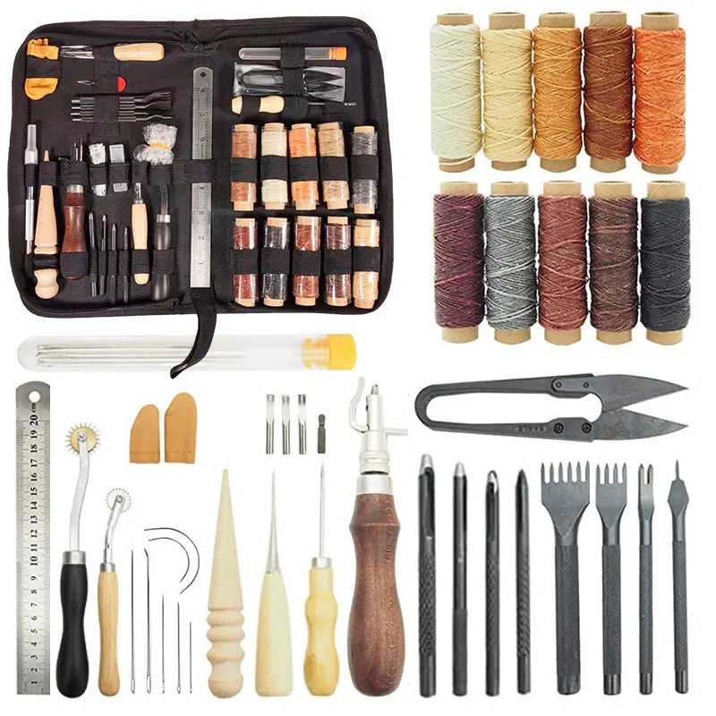 Набор инструментов для работы  – обзор и цена Beginner Leatherwork Kit