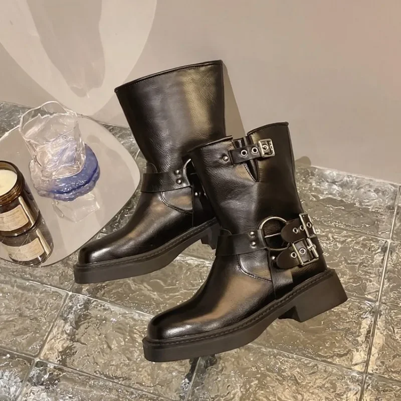 Women's Ankle Boots Autumn Wor – обзор и цена Leather Work Western