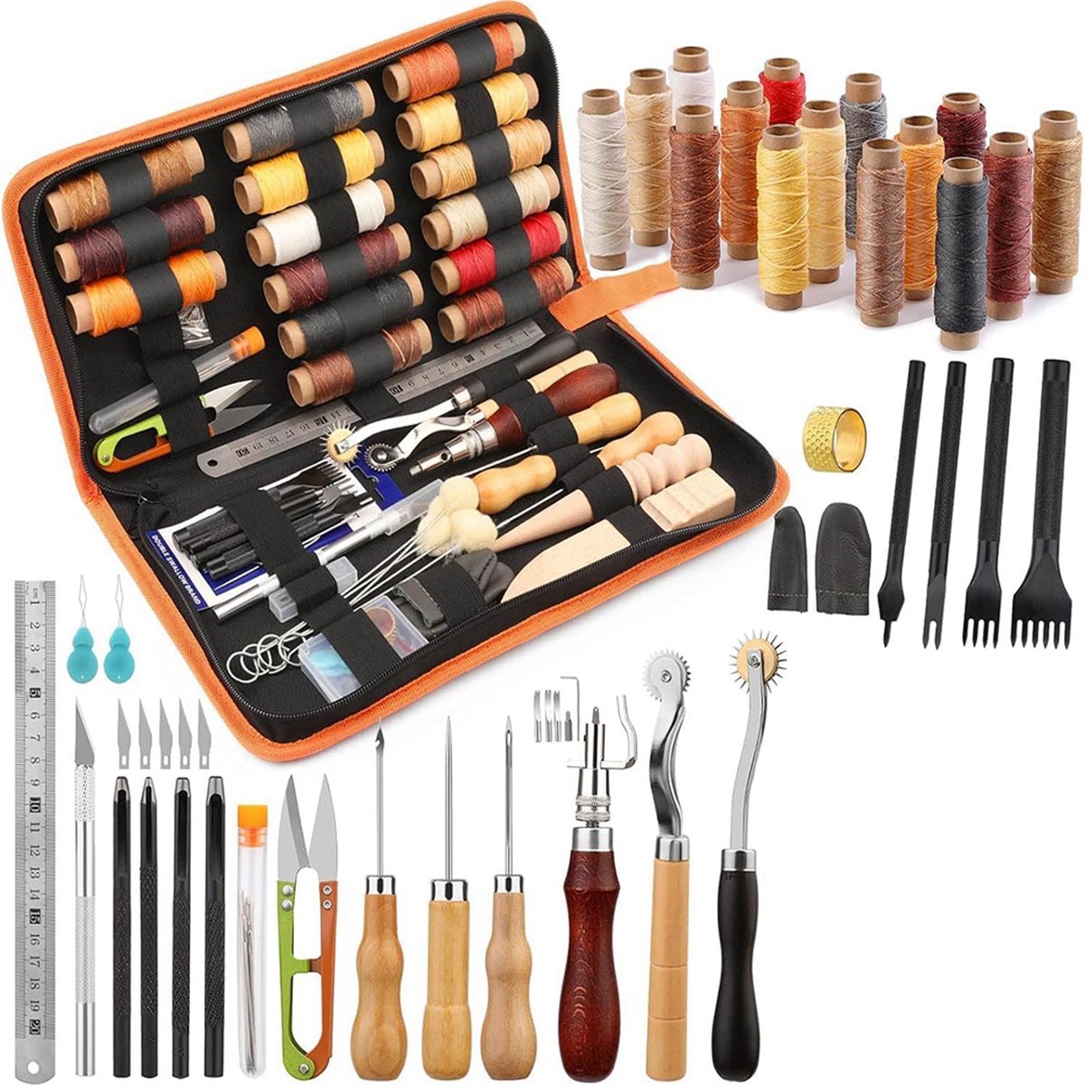 Набор инструментов для работы  – обзор и цена Beginner Leatherwork Kit
