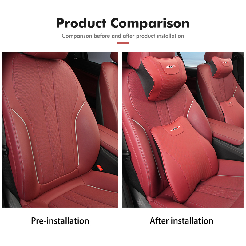 Комплект подушек для подголовн – обзор и цена Leather Work For Car