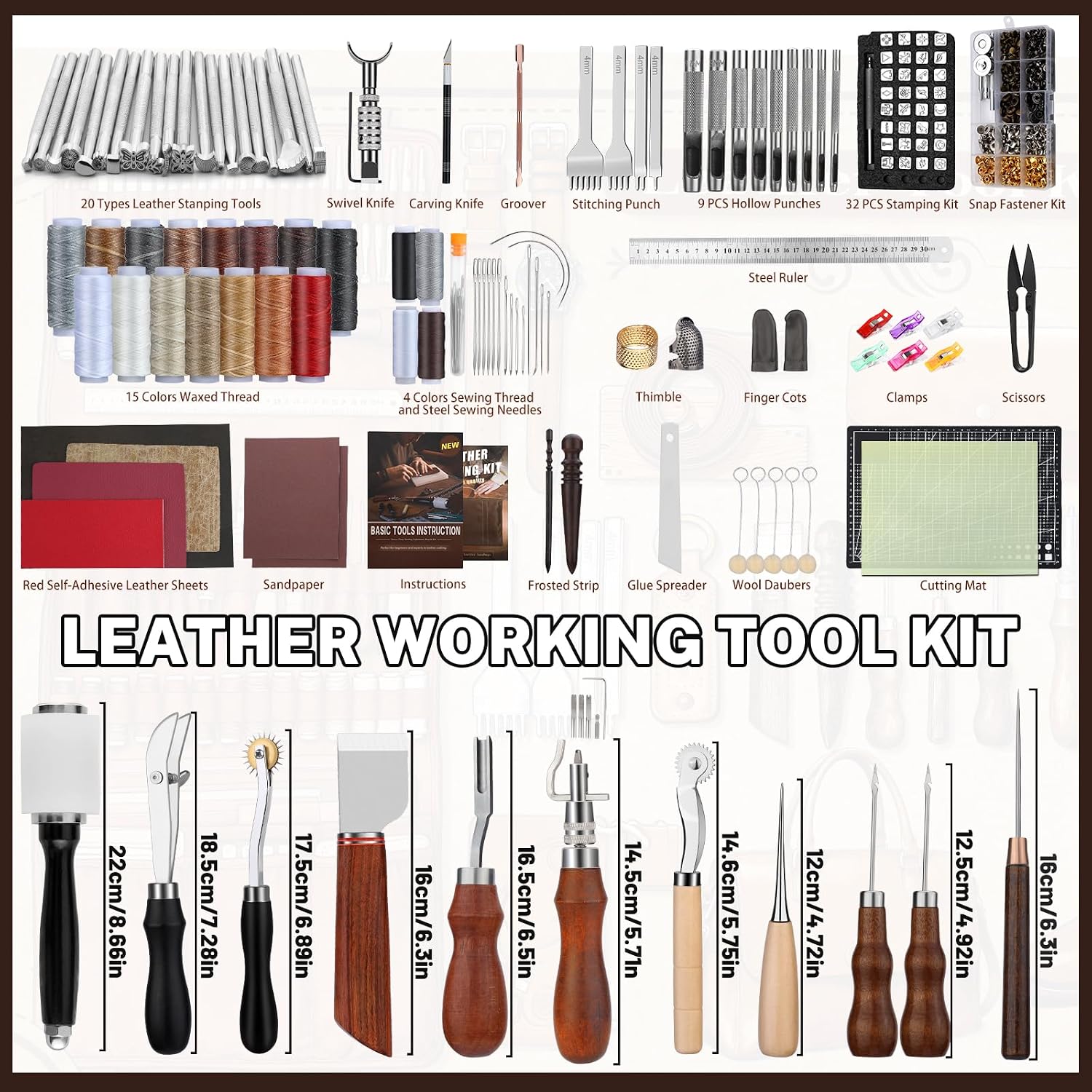 Набор для работы с кожей, инст – обзор и цена Leather Work Leather