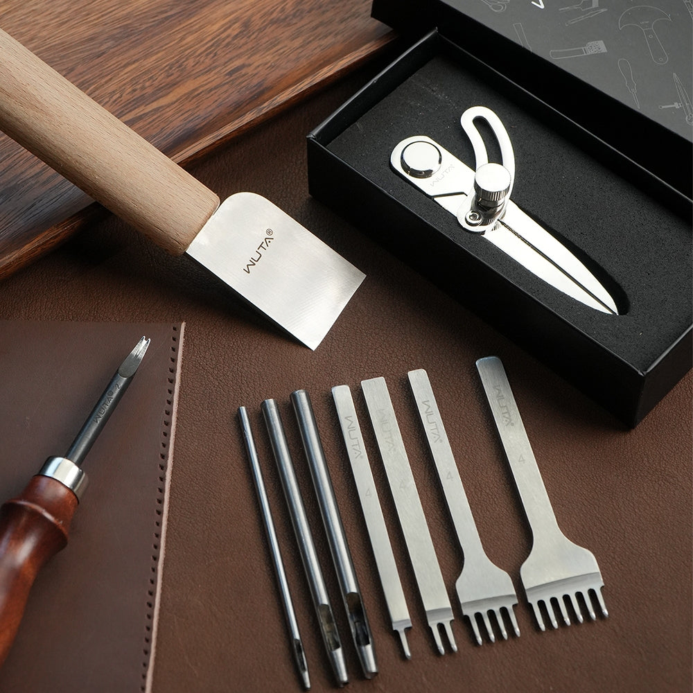 WUTA 74 предмета Набор для раб – обзор и цена Beginner Leatherwork Kit
