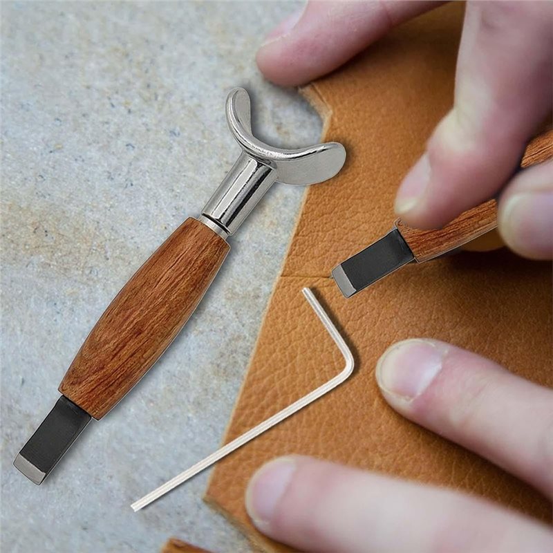 ORNAMENT: Вращающийся нож для  – обзор и цена Leatherwork Knife
